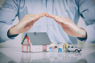 Car, house, and family insurance coverage